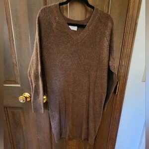 Soft Brown Sweater Dress M Old Navy